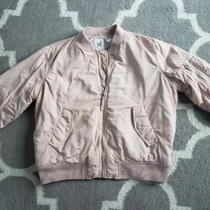 Women's Gap Light Pink Bomber Jacket